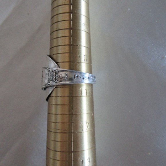 Unisex Hand Made Spoon Ring Size 11-Sterling Silver * - Picture 2 of 4